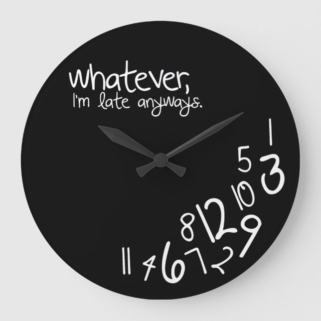 whatever large clock (Front)