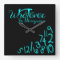 whatever - mint blue on black