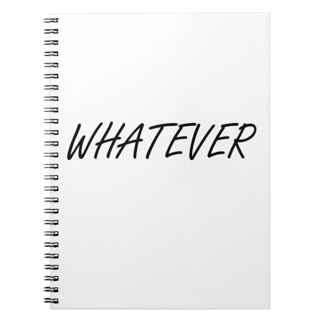 Whatever Notebook (Front)
