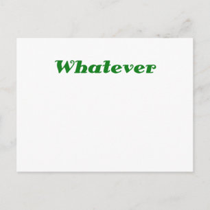 Whatever Postcard