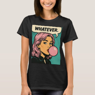 “Whatever” Retro Comic T-Shirt