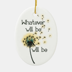 Whatever Will Be Ceramic Tree Decoration