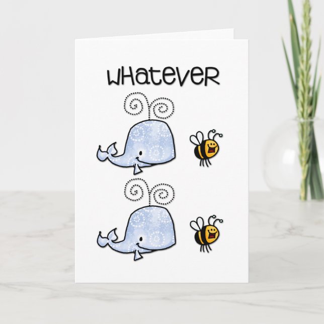 Whatever will be will be card (Front)