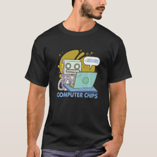 What's A Robot Favourite Snack Dad Jokes 2 T-Shirt
