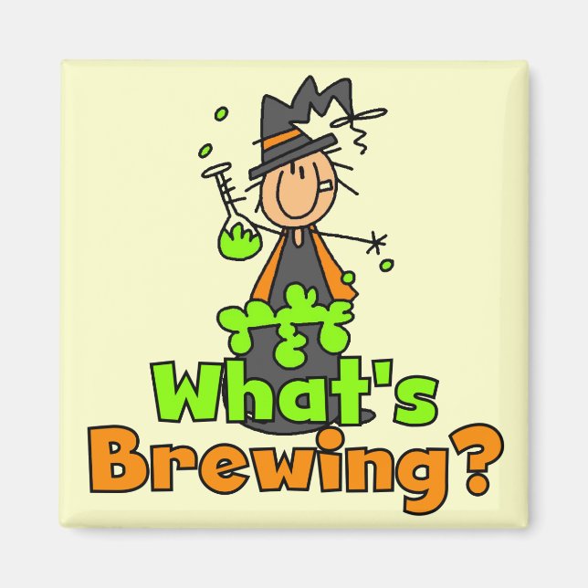 What's Brewing T-shirts and Gifts Magnet (Front)