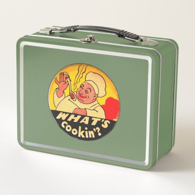 What's Cookin'? Metal Lunch Box (Front)