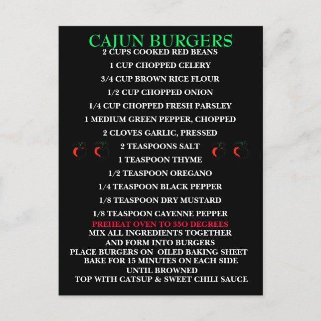 What's Cooking? Recipe - Post Card (Front)