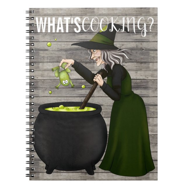 What's Cooking Witch Notebook (Front)