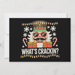 What's Crackin Christmas Nutcracker Xmas Holiday Card
