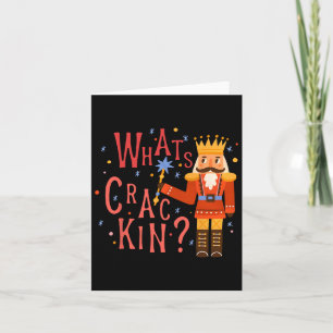 Whats Crackin Fun Christmas Nutcracker Xmas Men Wo Card