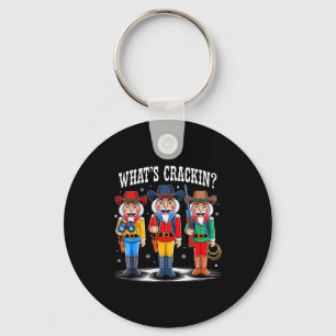 What's Crackin_ Nutcracker Christmas Family Xmas P Key Ring
