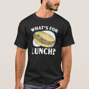 What's For Lunch Lady Cafeteria Worker Lady Cook T-Shirt