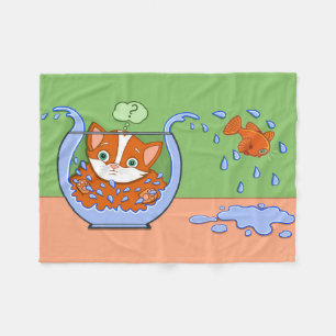 What's Happening Fleece Blanket