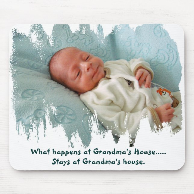 What's happens at Grandma's House... Mouse Mat (Front)