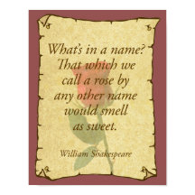 What's in a name? Roses?