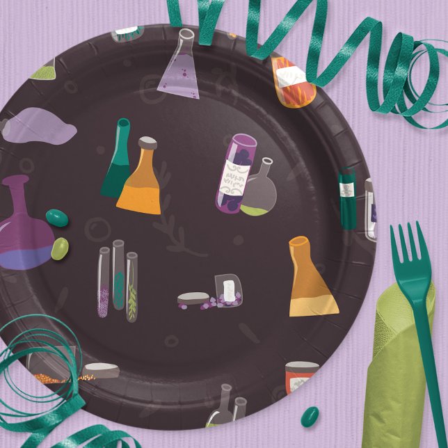 What's in the Bottle - potions and ingredients Paper Plate (Creator Uploaded)