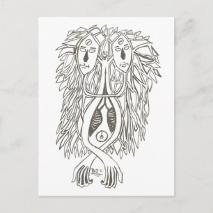 WHAT'S IN THE MAIL TODAY (Twins) Postcard