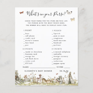 What's in your Purse   Baby Shower Game