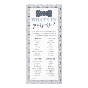 What's In Your Purse Game, 25 Pack Rack Card