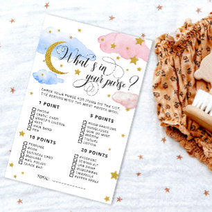 What's in Your Purse Gender Reveal Game