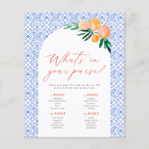 What's in your purse Spritz Bridal Shower Game