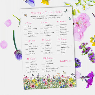 What's In Your Purse Summer Wildflowers