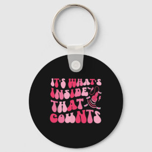 What's Inside That Counts Ultrasound Valentine Son Key Ring