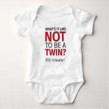 What's it like NOT to be a TWIN? Personalised