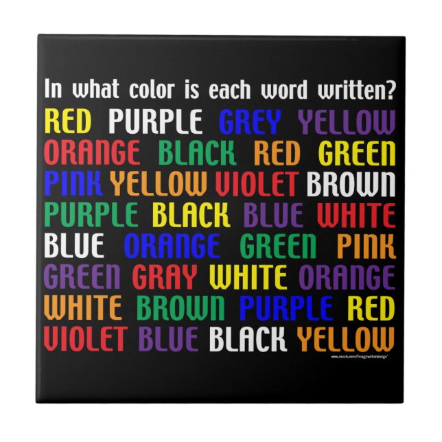 What's My Colour Tile (Front)