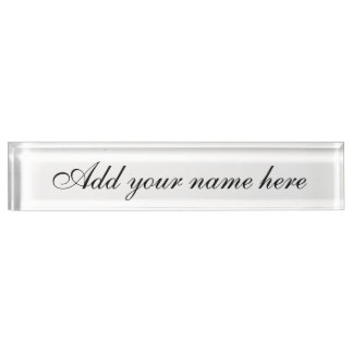 What's My Name!_ Nameplate