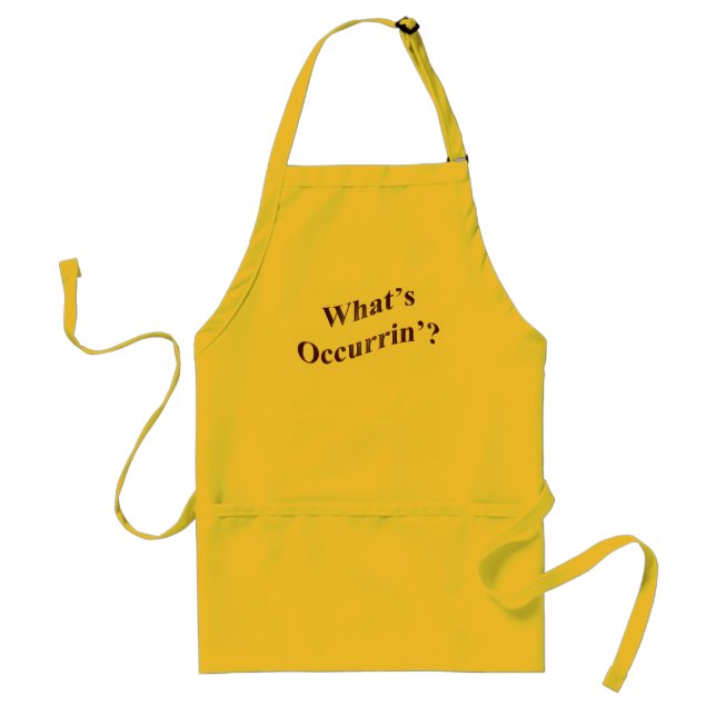 What's Occurrin'? Standard Apron (Front)