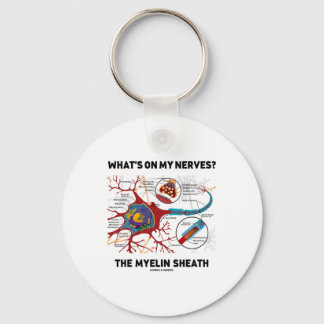What's On My Nerves? The Myelin Sheath Key Ring