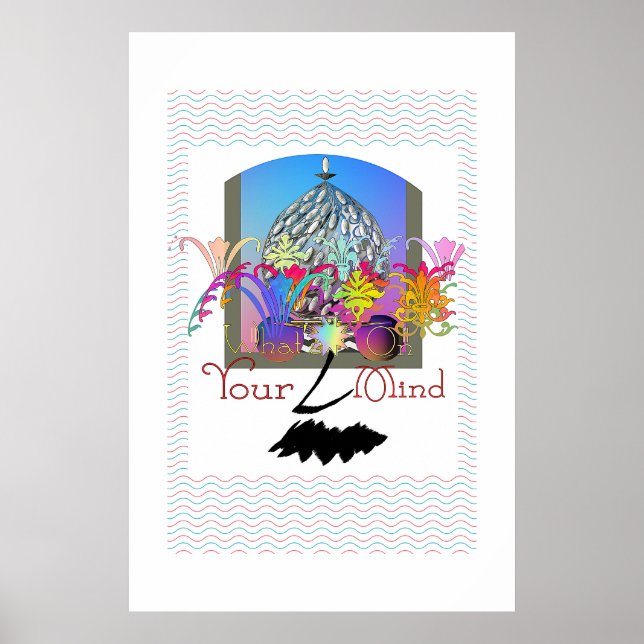 What's On Your Mind? Poster + Inset Mat (Front)