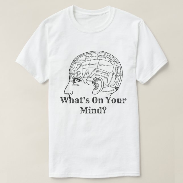 What's On Your Mind T-Shirt (Design Front)