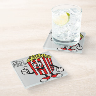 What's Popping? Glass Coaster