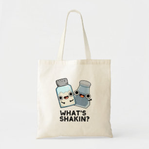 What's Shakin Funny Salt And Pepper Shaker Pun  Tote Bag