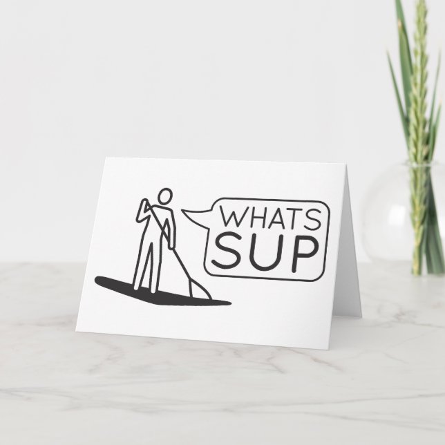 Whats SUP Card (Front)