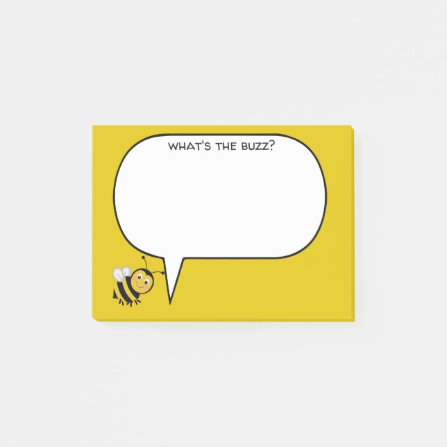 What's the Buzz Bee Personalise Post-it Notes (Front)