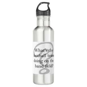 What's the football team doing on the band field 710 ml water bottle