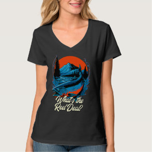 What's the Reel Deal Lakes Fishing Lagoon Fisherma T-Shirt
