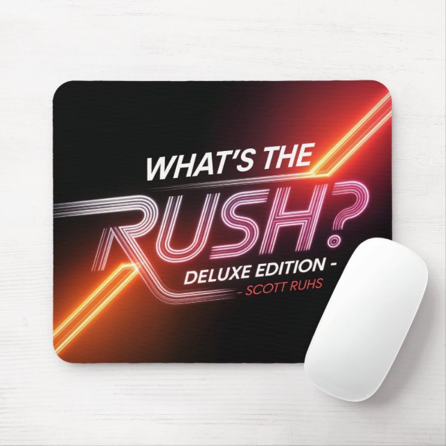 What's The Rush? Deluxe Edition Cover Art Mouse Mat (With Mouse)