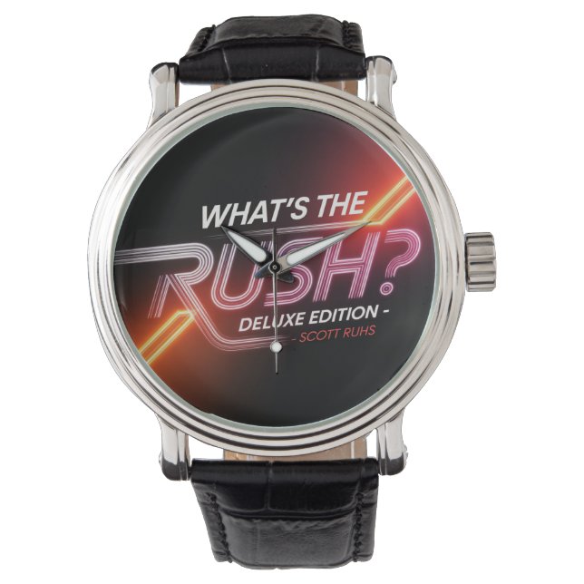 What's The Rush? Deluxe Edition Cover Art Watch (Front)