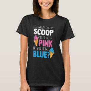 What's The Scoop - Funny Gender Reveal Party Team T-Shirt
