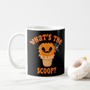 What's The Scoop Gender Reveal Halloween Ice Cream Coffee Mug