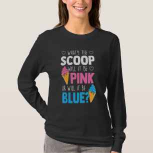 What's The Scoop Gender Reveal Party Team Blue T-Shirt
