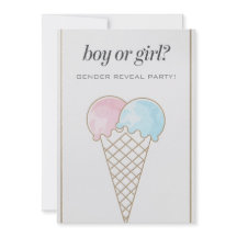 What's the scoop ice cream gender reveal 