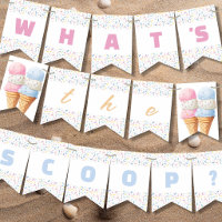 Whats The Scoop Ice Cream Gender Reveal Party