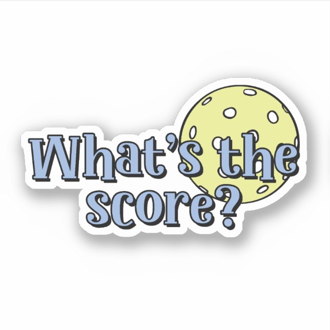 What's the score? | Pickleball Ball (Front)