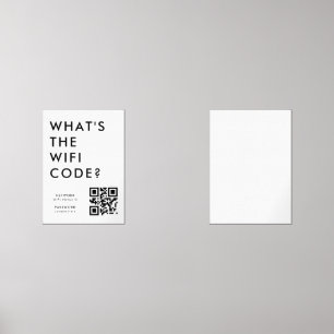 What's the WiFi Code? QR Code Scan to Connect