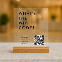What's the WiFi Code? | Wifi Network QR Code